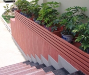 Boîte à fleurs robuste et facile à entretenir pour projets d'ingénierie de jardin