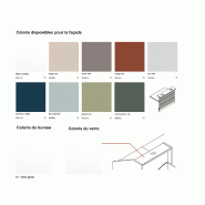 Comptoir d'accueil 3 personnes WAVE - MDD - 274, Bleu mat_3