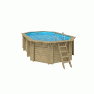 Piscine octogonale allongée Emeo - 3,50 x 5,40 x H. 1,31 - piscine en kit_3