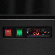 Vitrine réfrigérée murale positive 1 porte vitrée - 459 L - Noir | Tefcold - AtomMaxiC1DB_3