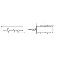 Remorque à châssis-nus prêts à carrosser, roues extérieures 1 essieu, PTC 750 kg - Série ETA - ECIM - ETA 09 16 075 SF_3