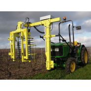 Prétailleuse Collard - Vignes larges 1 ou 2 rangs - Châssis LP ou AVR repliable - Modes d'ouverture au piquet_3