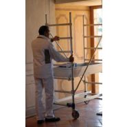 Échafaudage roulant aluminium INSIDER 120 COLOR - Comabi SNC - Hauteur de travail maxi 7,70 m - Compact alu pour finition_3