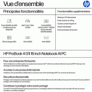 HP ProBook 4 G1i AI Intel Core Ultra 5 225U Ordinateur portable 40,6 cm (16