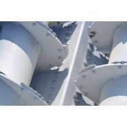 Perseo MX - Mélangeuse agricole - déchargement latéral droit central avec goulotte - système à deux vis sans fin contrarotatives - pesage électronique_3