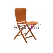 Chaise pliante CN06 - Mobikent - modèle ZAC CLASSIC pour bar et restaurant - en polypropylène fiberglass, traitée anti-UV_3