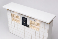 Coffre-fort intelligent avec vitrine pour bijoux et boutiques de luxe - 72 compartiments, terminal de paiement NFC_3