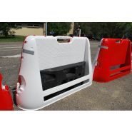 Séparateur de voie avec options de lestage écologique et réservoir de lestage