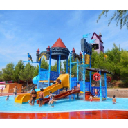 Structure de jeux aquatiques - ARWAPS5B - Hauteur 9 m - Toboggans jusqu'à 2,4 m_3