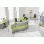 Banque d'accueil Obade Wengé - Référence OBADE 21 - Fabricant CLEN - Modules assis et debout_3