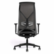 Fauteuil haut dossier AIR neuf - tout résille - ergonomique avec têtière intégrée et accoudoirs 3D - confort optimal_3