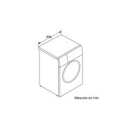 Lave-linge professionnel Wm12n118ff iQ300 - BSH Électroménager - 1200 trs/min avec moteur à induction iQdrive_3