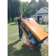 Diable électrique avec élévateur manuel et treuil intégré