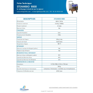 Nettoyeur vapeur industriel Steambio Max - 10 bars - 9000 à 18000 W - structure inox robuste_3