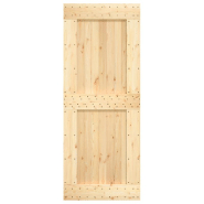 Vidaxl porte narvik 90x210 cm bois massif de pin 154439_3