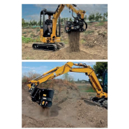 Godet cribleur conçu pour la séparation de matériaux de granulométries variées sur le chantier - SIMEX VSE 3_3