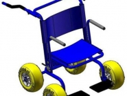 Mobilité facilitée avec un déambulateur adapté aux terrains variés