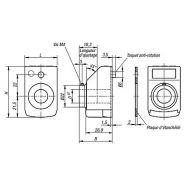Indicateur de position - Kipp - Position de montage : 1 - K0771.11 - Affichage LCD et paramètres programmables_3