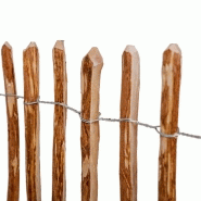 Vidaxl clôture à piquets bois de noisetier 120x250 cm 43142_3