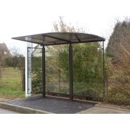 Abri métallique design de 3 mètres - Gamme standard avec toiture rectangulaire monobloc_3