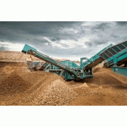 Cribleuse mobile Powerscreen Horizon 6203 & 6203R - Crible horizontal 3 étages - Capacité 800 t/h_3