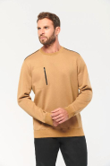 Sweat-shirt unisexe Day To Day - zip poche contrastée - WK403 - molleton gratté - tailles 3XL à 5XL_3
