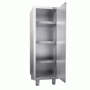 Armoire haute inox P 700 x H 1800 - 1 porte battante_3