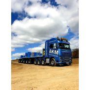 Remorque Max410 avec suspension pneumatique et capacité de transport élevée