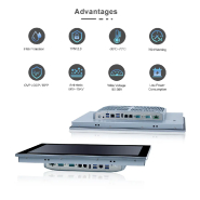 Panel PC industriel fanless 15,6 pouces - Intel Core Ultra avec NPU IA - EVI-156WAC-15th_3