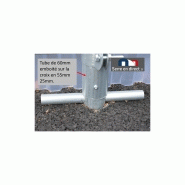Croix pour montage d'arceaux de serre de 60mm