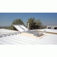 Lanterneau ponctuel ecobac 160 tc / sur embase en polyester / avec protection solaire_3