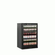 Arrière bar réfrigéré 1 porte BA11H noir TEFCOLD_3