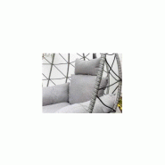 Chaise suspendue casablanca – MTF – acier/rotin noire – 3exn0059_3