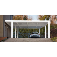 Allugarden - Pergola en aluminium design avec plaques en polycarbonate compact - personnalisable avec éclairage LED_3