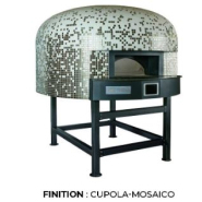 Four pizza à bois, rotatif avec commandes touch screen - napoli touch_3