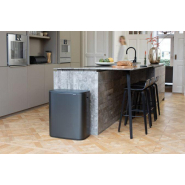 Poubelle Bo Touch Bin 2 x 30 litres - Confident Grey - Idéale pour trier les déchets et facile à déplacer_3