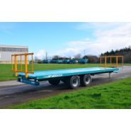 Remorque plateau agricole SP 9004 - Golpais - longueur de caisse 9000 mm - PTAC 17000 kg - plateau semi-porté avec flèche réglable_3