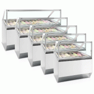 Vitrine ventilée pour glace MILLENNIUM ST20 (1080 / 201 L) Blanc TEFCOLD_3