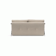 Canapé convertible design Innovation Living - Cubed 02 Alu 160x200 cm - Tissu Blida Sand Grey_3