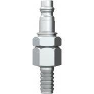 Série 347 - Coupleur CEJN en laiton nickelé - Débit élevé et double obturation_3