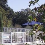 Clôture de sécurité en aluminium pour piscine, modèle ANTARES