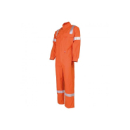 Combinaison multirisques zone ATEX métiers pétroliers - Réf. 650*PET - bandes rétroréfléchissantes ignifuges et poches genouillères_3