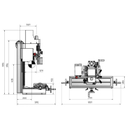 Perceuse Fraiseuse CM2/M10 X:480 Y:175mm Z:280mm BF 20L Vario - 3338122_3