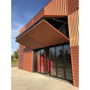 Porte pliante adaptée à l'architecture sur-mesure