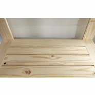 Étagère en pin - 4 tablettes - l.82 x p.40 x h.170 cm - finition brute à peindre - charge 100 kg par tablette_3