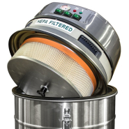 Aspirateur industriel TV-201 (DT) MFS HEPA Ordloc-652 - récupération sécuritaire des poussières combustibles sans risque d'explosion_3