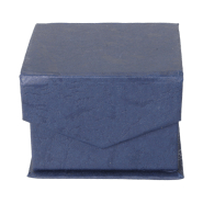 Cube en verre - Transparent - Livré dans boîte cadeau bleue - Poids 208,33 gr_3