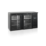 Arrière-bar 2 portes vitrées - noir - intérieur inox - 277L - CBC210G - Régulation automatique - Éclairage LED - 2 ans de garantie_3
