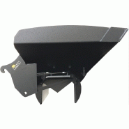 Godet conçu pour éviter le blocage des matériaux lors du remplissage