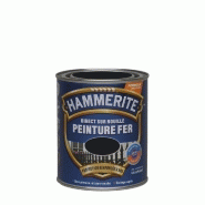 Peinture fer extérieur HAMMERITE - Noir brillant 0.75L - Direct sur rouille - Technologie Dualtech - RAL 9005_3